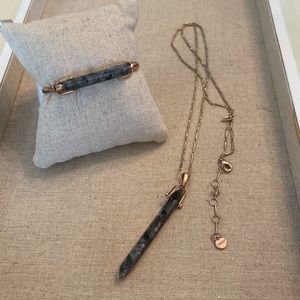 Stella &Dot Rebel bracelet and pendant